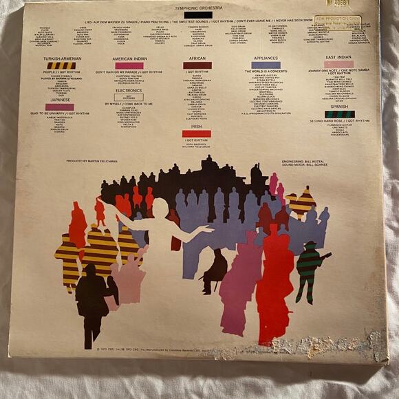 Barbaea streisand and instrumentals Vinyl record - Picture 3 of 3